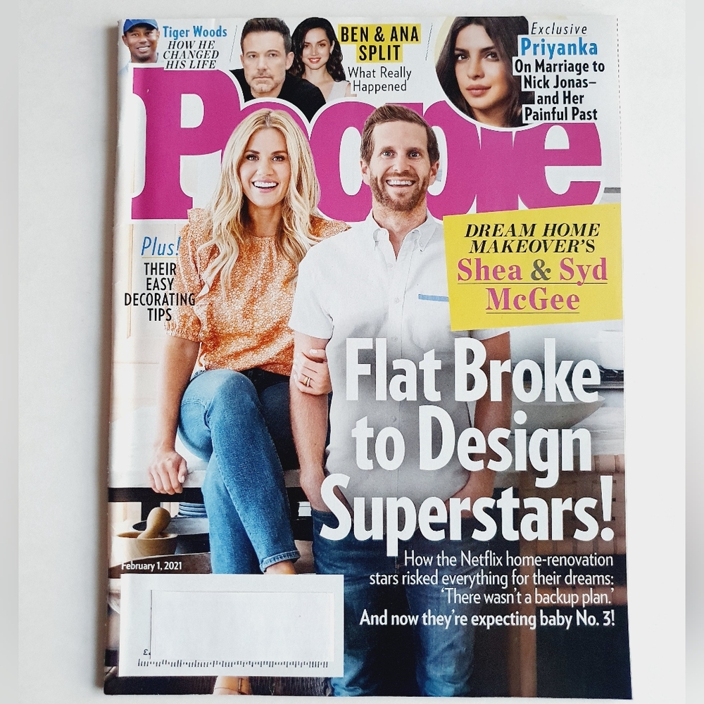 People Magazine February 1, 2021 Shea & Syd McGee - Priyanka - Tiger Woods